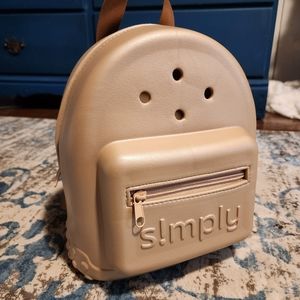 Simply Southern Croc Backpack - Gold